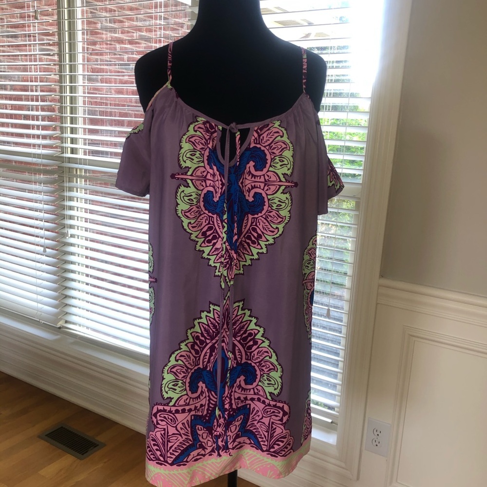 Glam brand cold shoulder dress or tunic